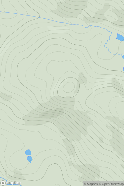 Thumbnail image for Creag Liath [Lochinver to Ullapool] showing contour plot for surrounding peak